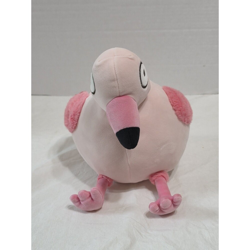 Pink Flamingo Miniso Round Plush 8.7"